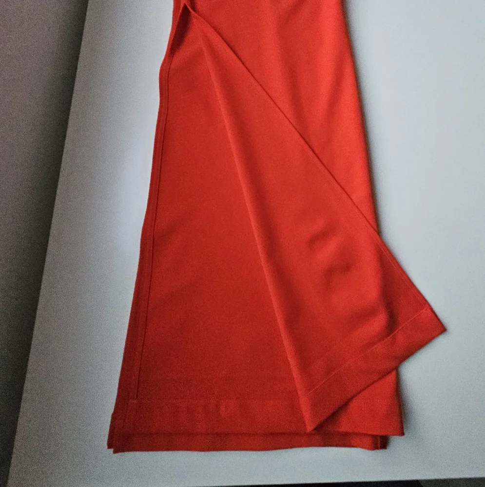 NBD × NAVEN Tiffany Fire Engine Red One-piece Cut Out Split Leg Jumpsuit - Picture 10 of 12